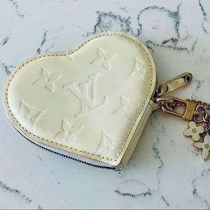 Louis Vuitton Vernis Leather Heart Coin Purse